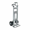 Vestil Silver Aluminum Convertible 3 in 1 Hand Truck ALUM-3-CONV